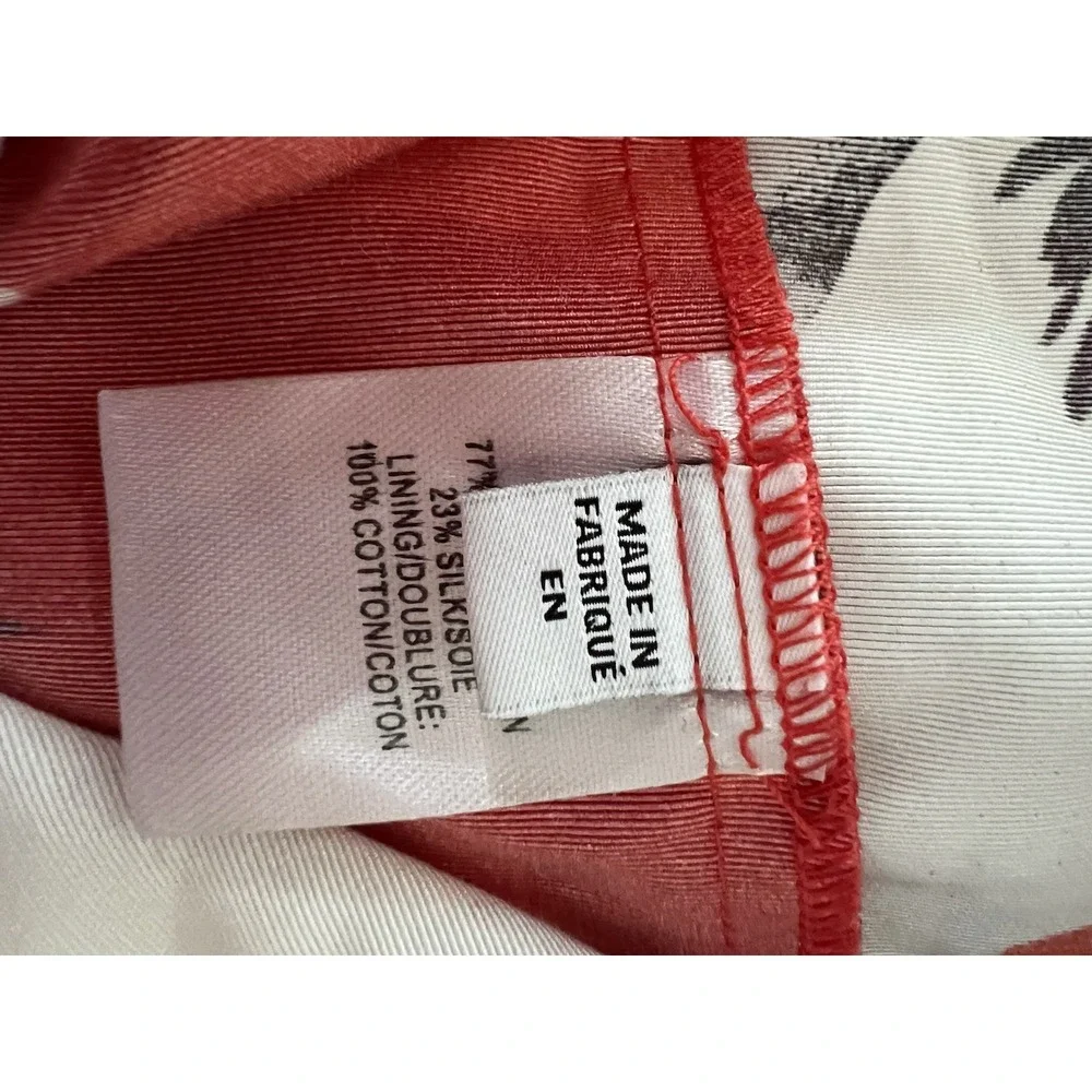 Tanya Taylor Gia Dress Size 2 Red Floral Midi Silk Blend Fit Flare Sundress $545 - Picture 7 of 13